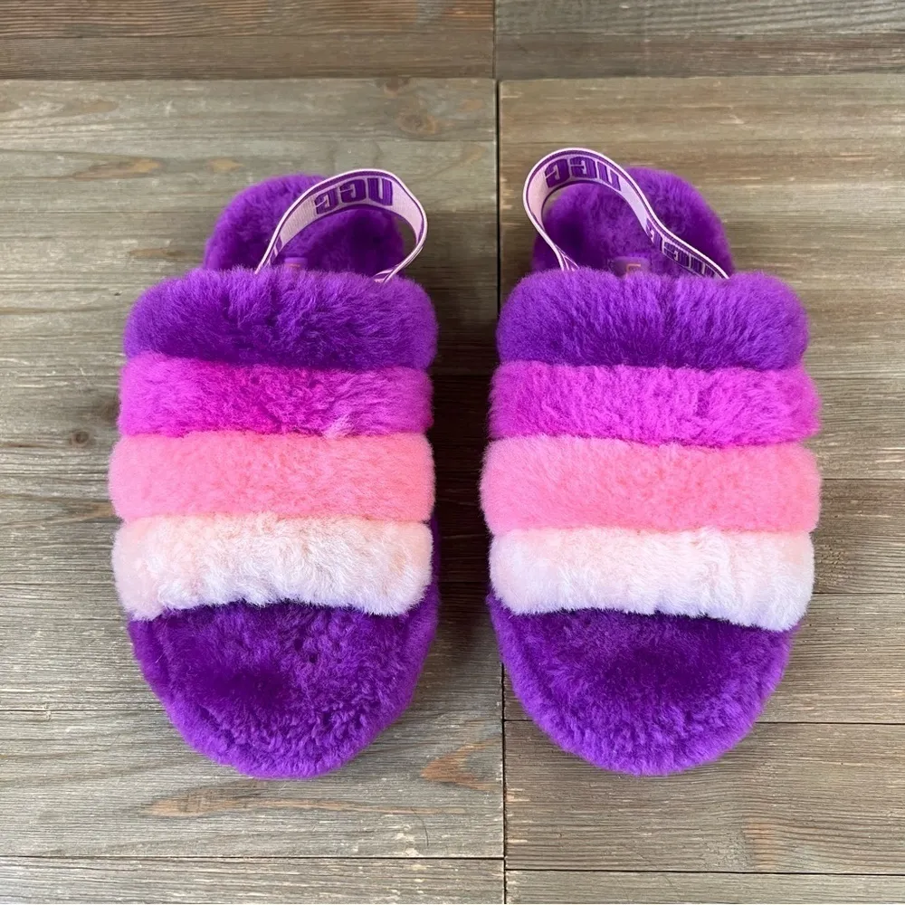 UGG  Fluff Yeah Striped Slides - Image 3