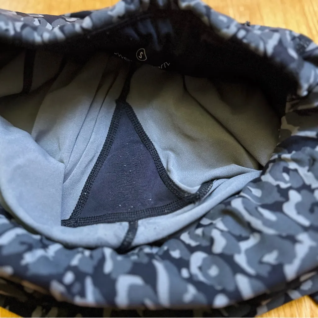 Sweaty Betty Power 7/8 Workout Leggings 24” Leopard Print Black Gray S GUC - Image 8