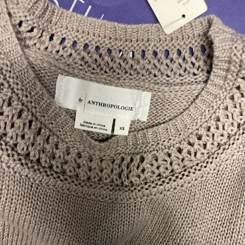 #153 ANTHROPOLOGIE Spring knit sweater - Image 6