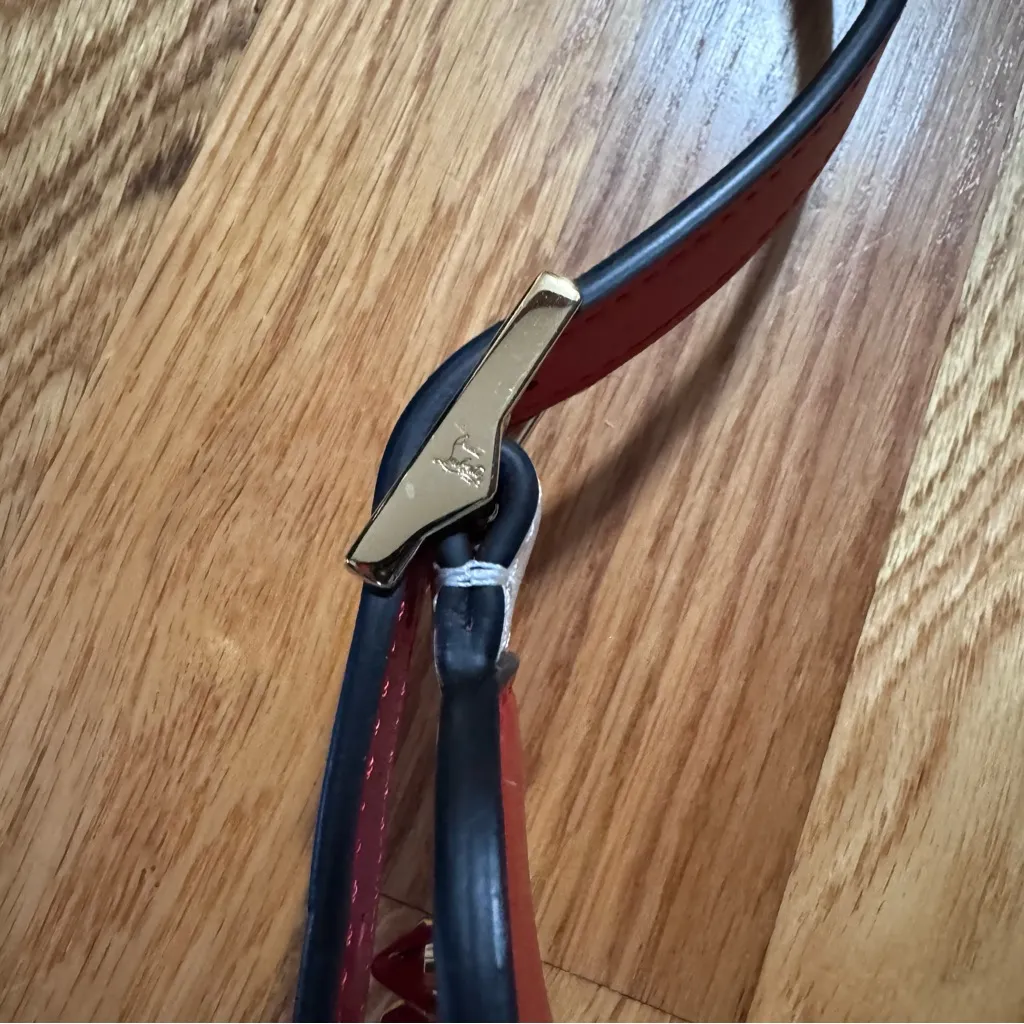 Christian Louboutin Small Carasky Crossbody Shoulder bag in white - Image 9