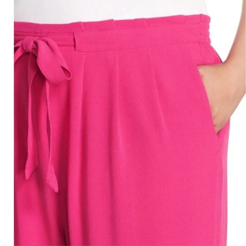 ✨Melissa McCarthy Seven7 Pink Tie Front Sz Medium Pants✨ Pink - Image 4