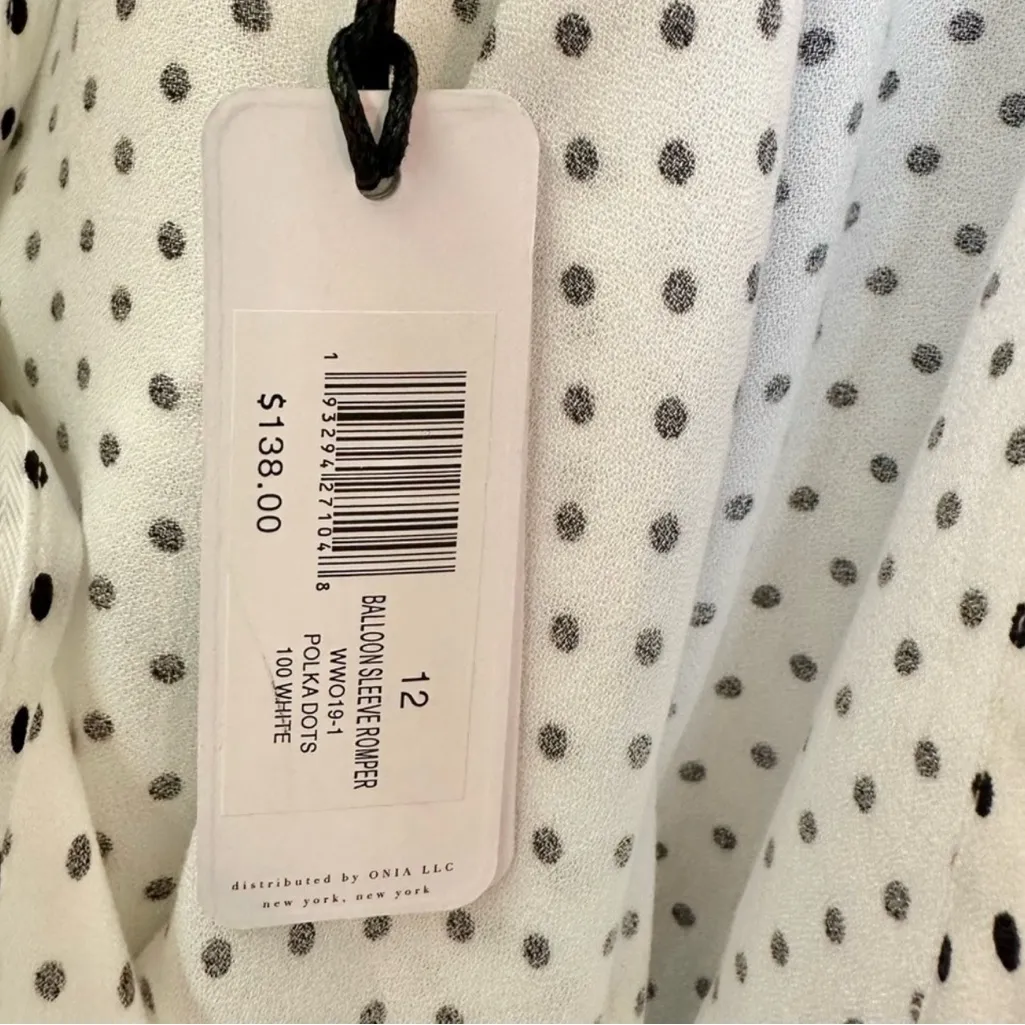 WeWoreWhat Ivory and Black Polka Dot Dress - Image 8