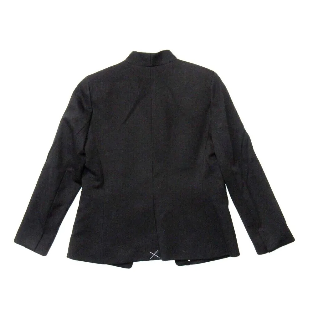 NWT J.Crew Going Out Blazer in Black Stretch Twill Open Front Jacket 8 - Image 5