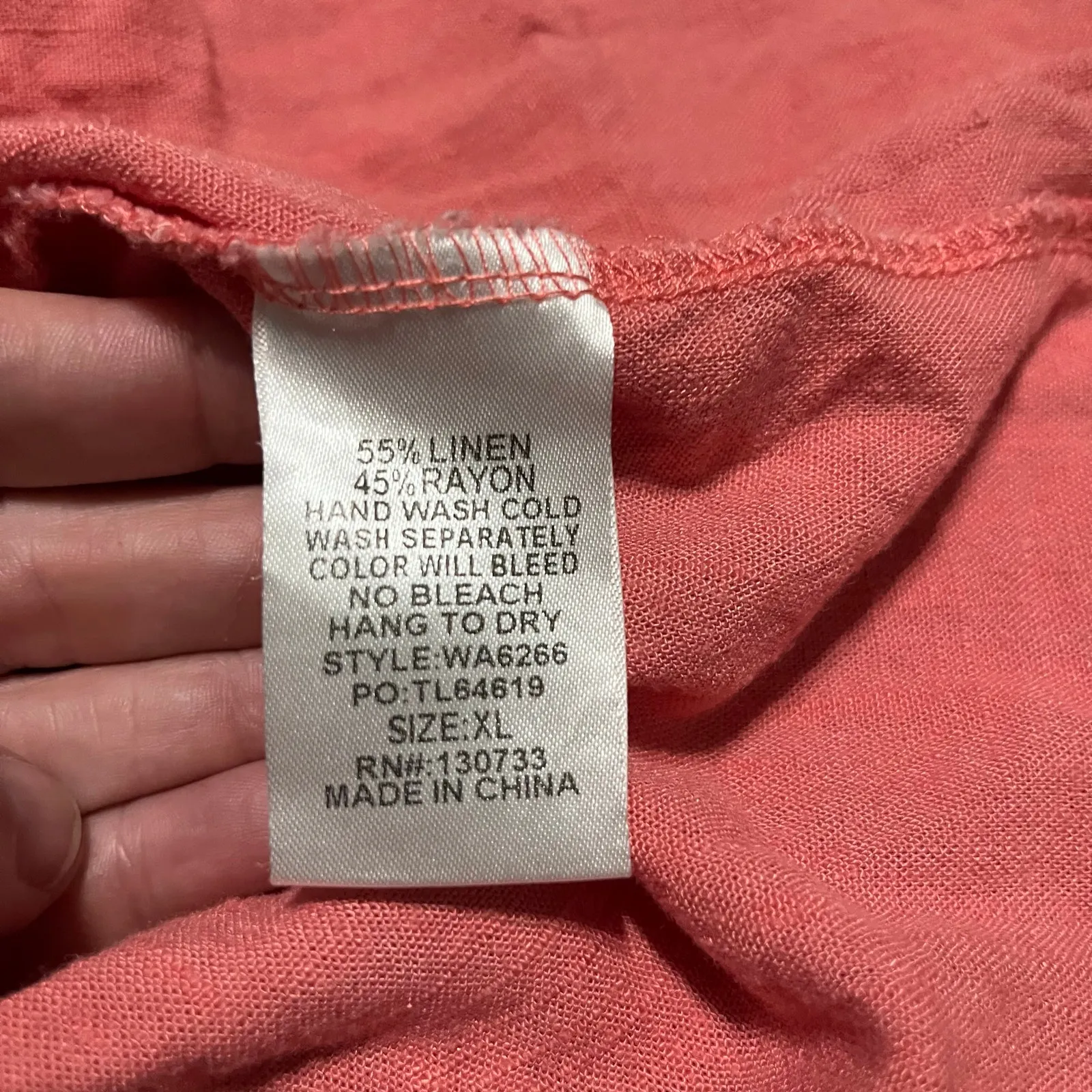 UMGEE Women's Linen Blend Color Block Tiered Mini Dress Sz XL Festival Beachy - Image 6