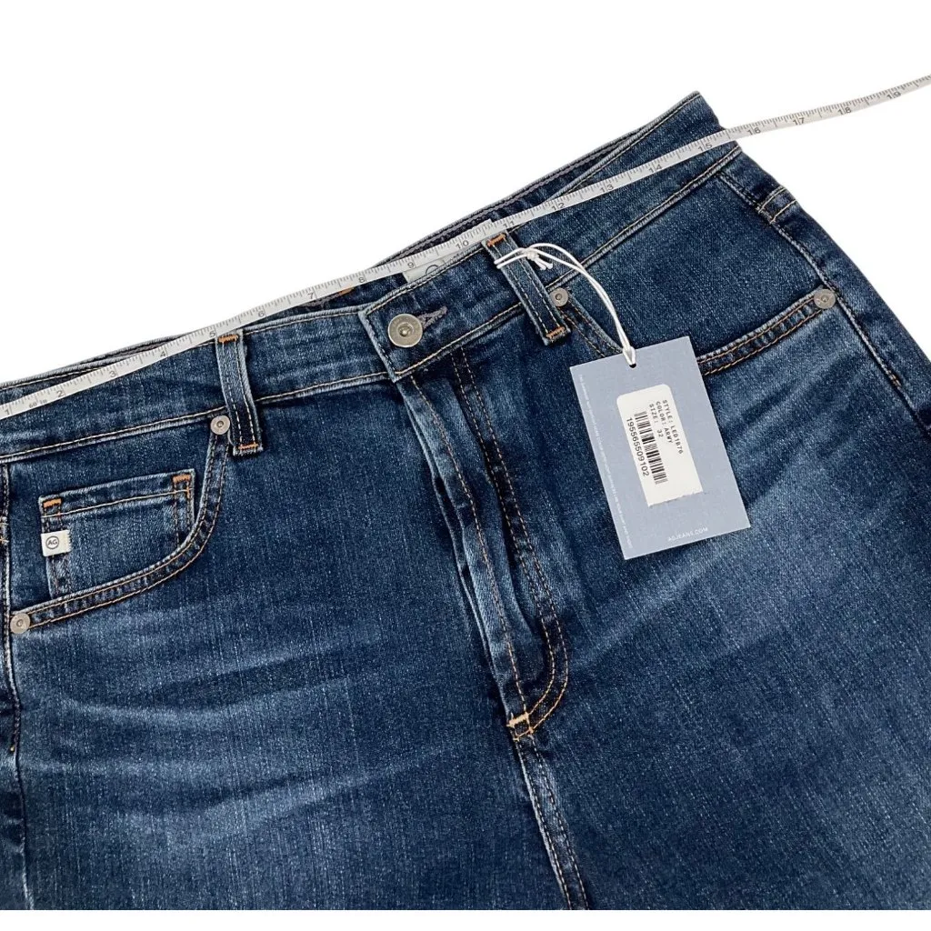 AG Alexxis Slim Jeans Vapor Wash 32 Button Fly Denim USA classic sustainable Blue - Image 9