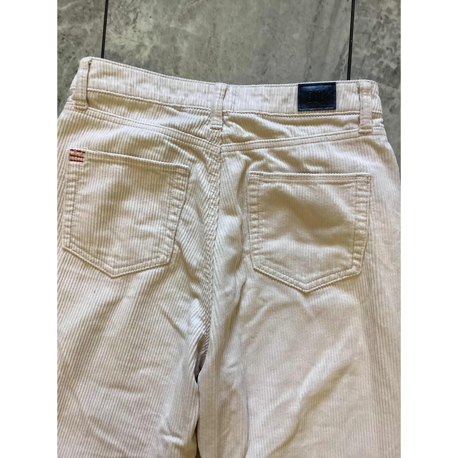 BDG Urban Outfitters Pants Womens 27 Ivory Mom High-Rise Corduroy 5-Pocket Soft - Image 5