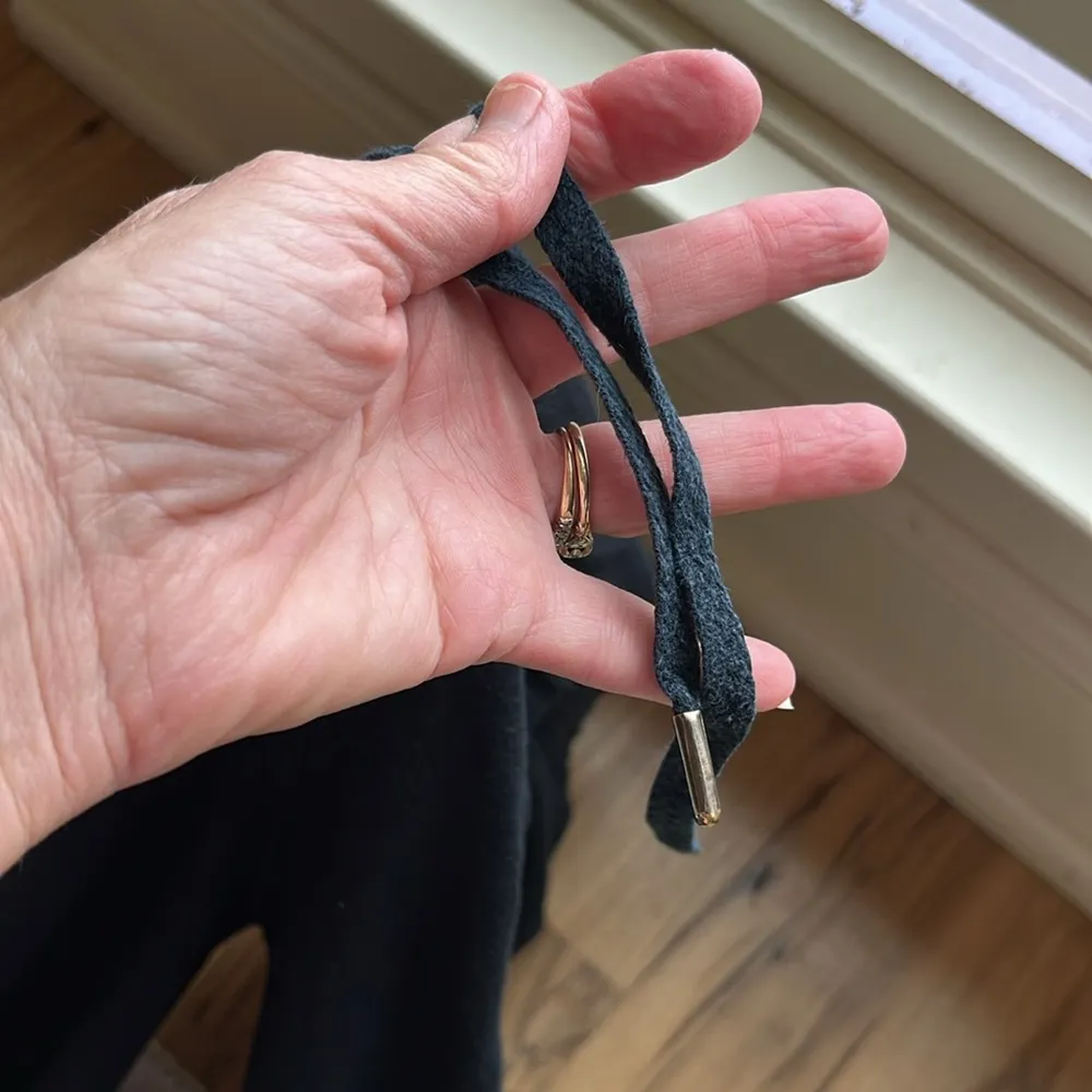 The Comfy Soft Modal Pants Sweatpants Black Drawstring Elastic Womens Small Lounge - Image 12