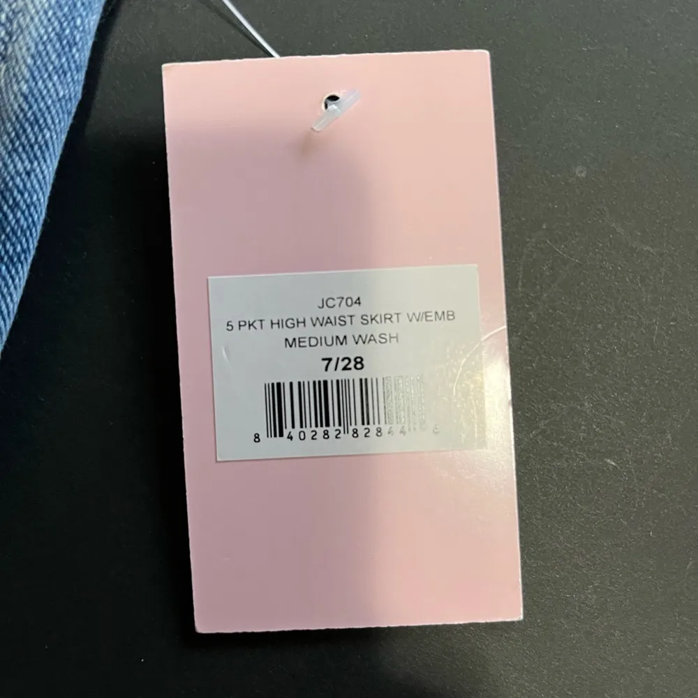 JUICY COUTURE 5 Pocket High Waist Denim Jean Skirt Women’s Sz 7/28 NWT - Image 5