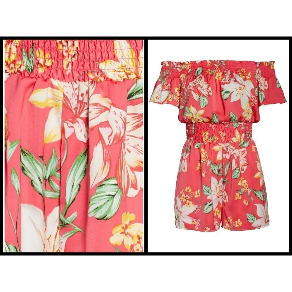 💕BB DAKOTA💕 Floral Off the Shoulder Romper - Image 6