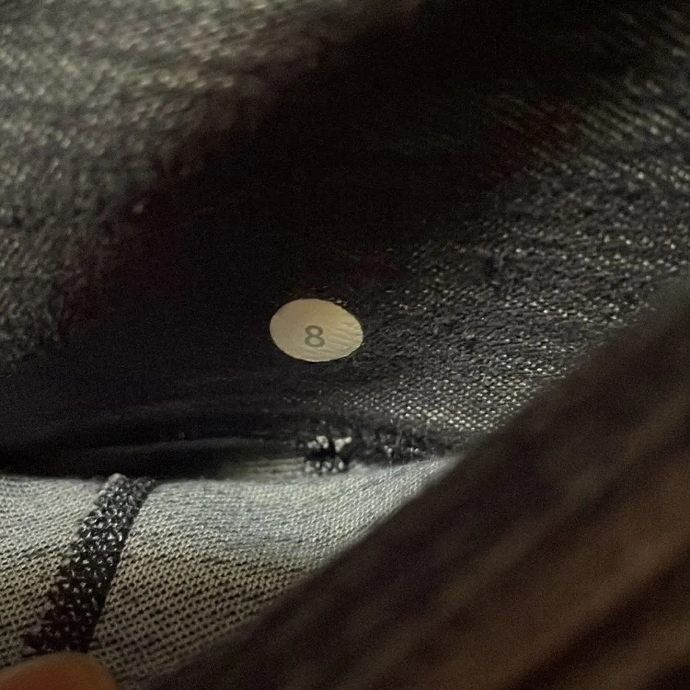 Rare Lululemon Athletica Ride On Crop Indigo Denim - Image 6