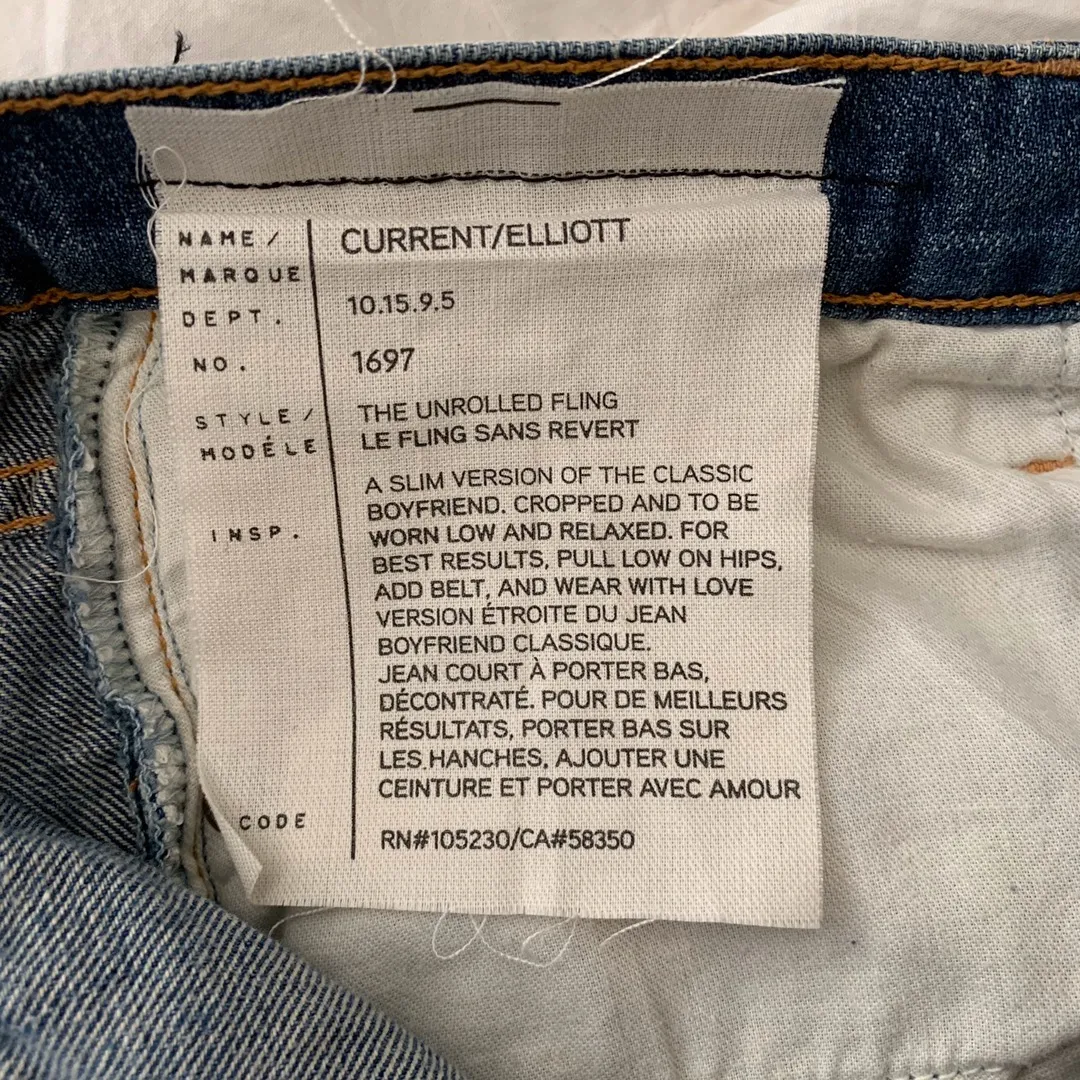 Current/Elliott The Unrolled Fling Jeans - Image 8