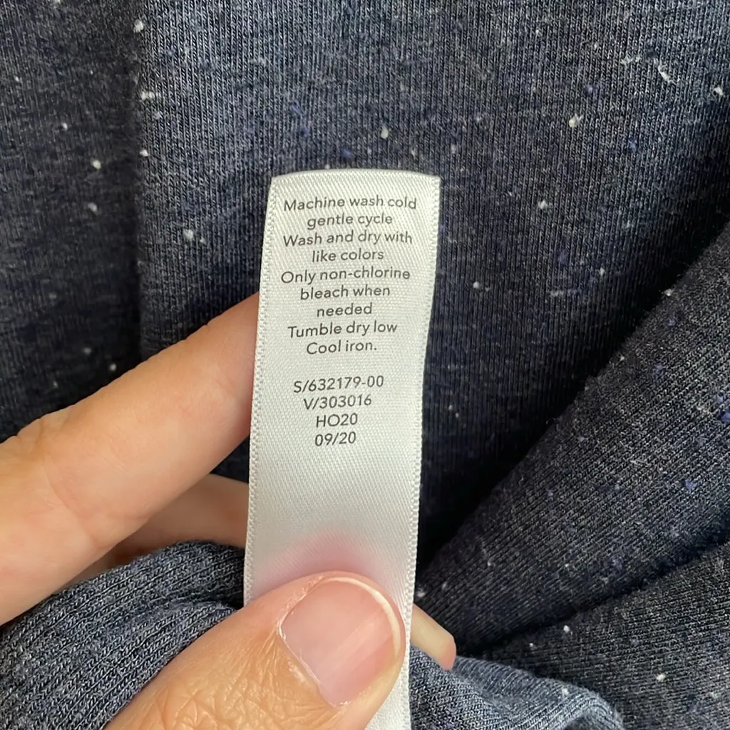 ATHLETA Balance Pullover Crewneck Sweatshirt in Navy Multi Nep Size L - Image 15