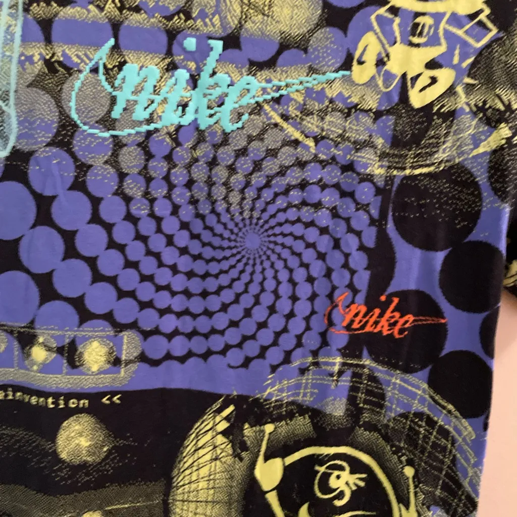 Nike Essential Rave Bodycon Dress Graphic Print Women Medium Large Runs Small - Image 5