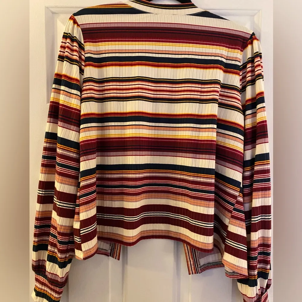 Lane Bryant Classic Long Sleeve Cardigan & Sleeveless V-Neck Collar Polo Top Set - Image 11