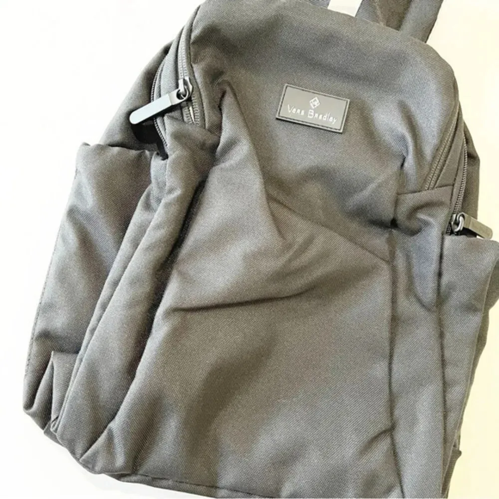 Vera Bradley Lighten Up Black Lightweight Backpack‎ Medium Size Back to School - Image 9