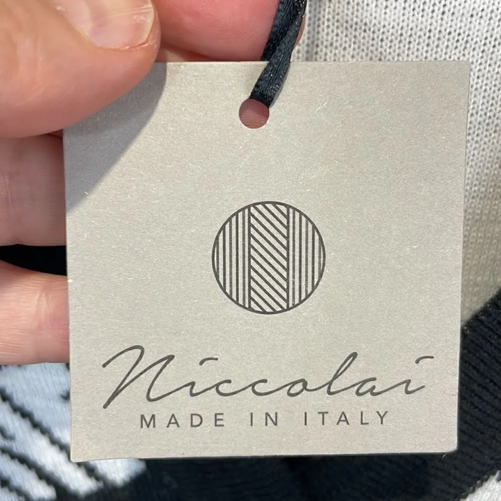 NICCOLAI Influencer Sweater Size Medium White - Image 5