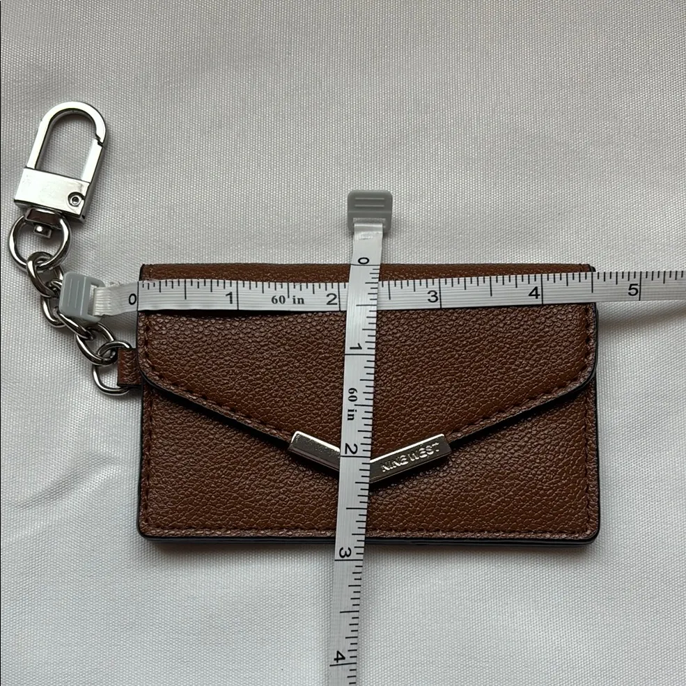 Nine West Leather Card Holder Brown EUC - Image 10