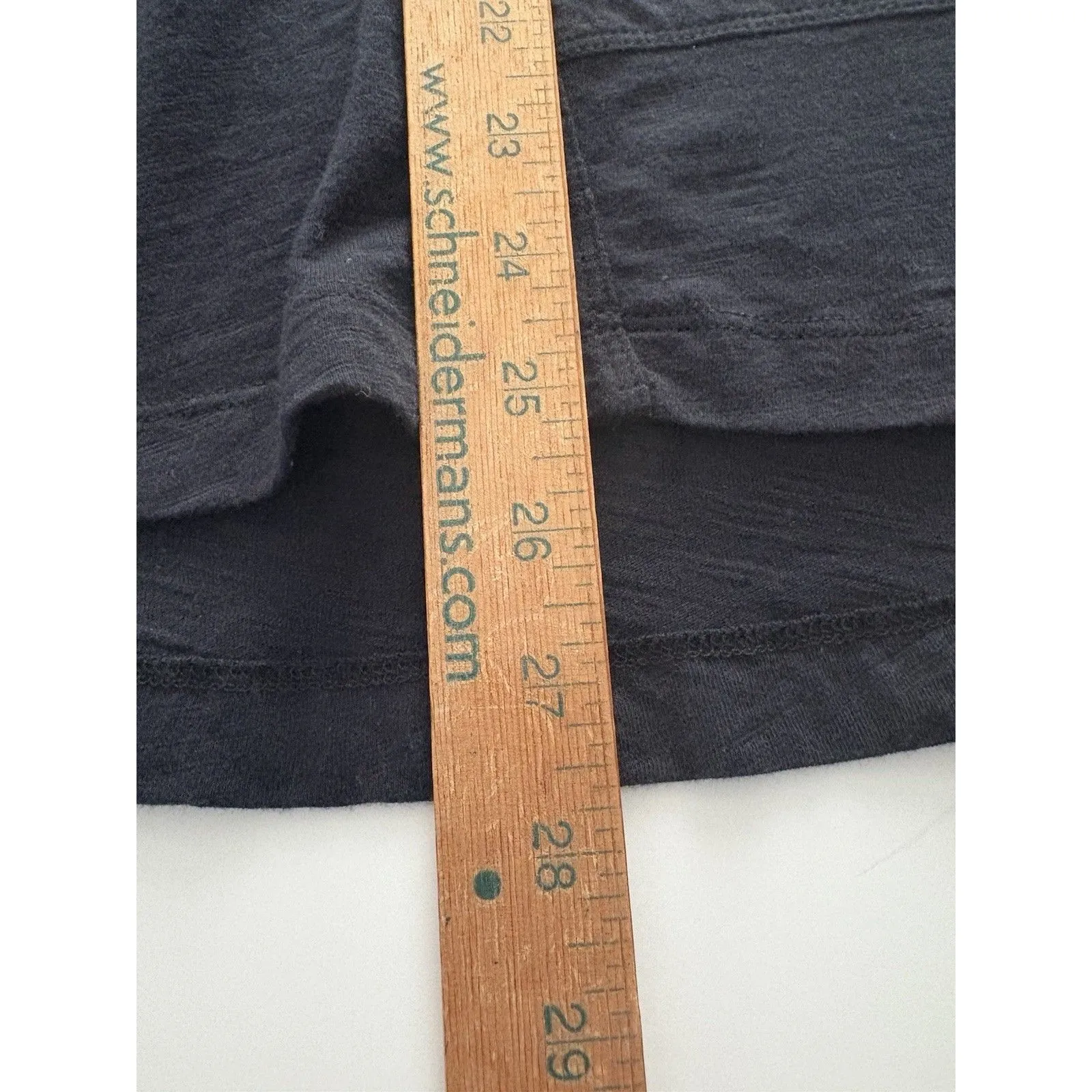 HABITAT Tank Top Size XXL Black Seamed Scoop Neck Classic Lagenlook Relaxed - Image 8