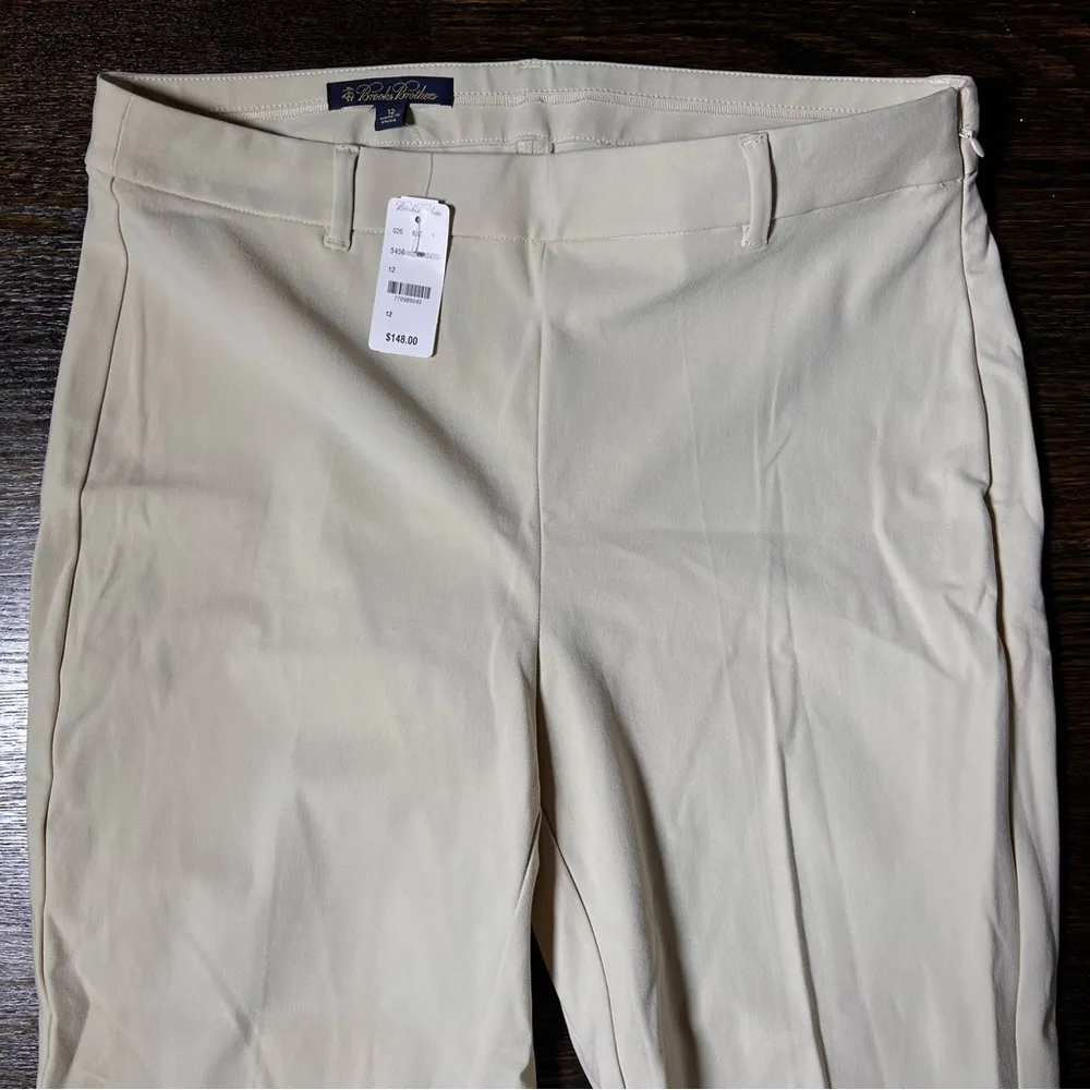 Khaki Skinny Dress Pants - Image 3