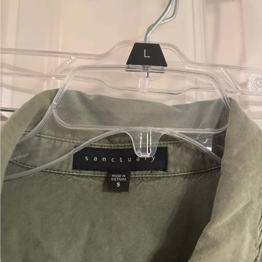 Sanctuary Women’s Green tie‎ front t-shirt dress, small - Image 5