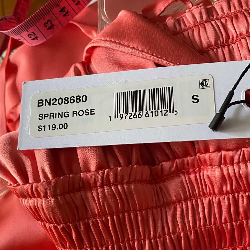 Steve Madden spring rose  Midi Dress NWT - Image 8