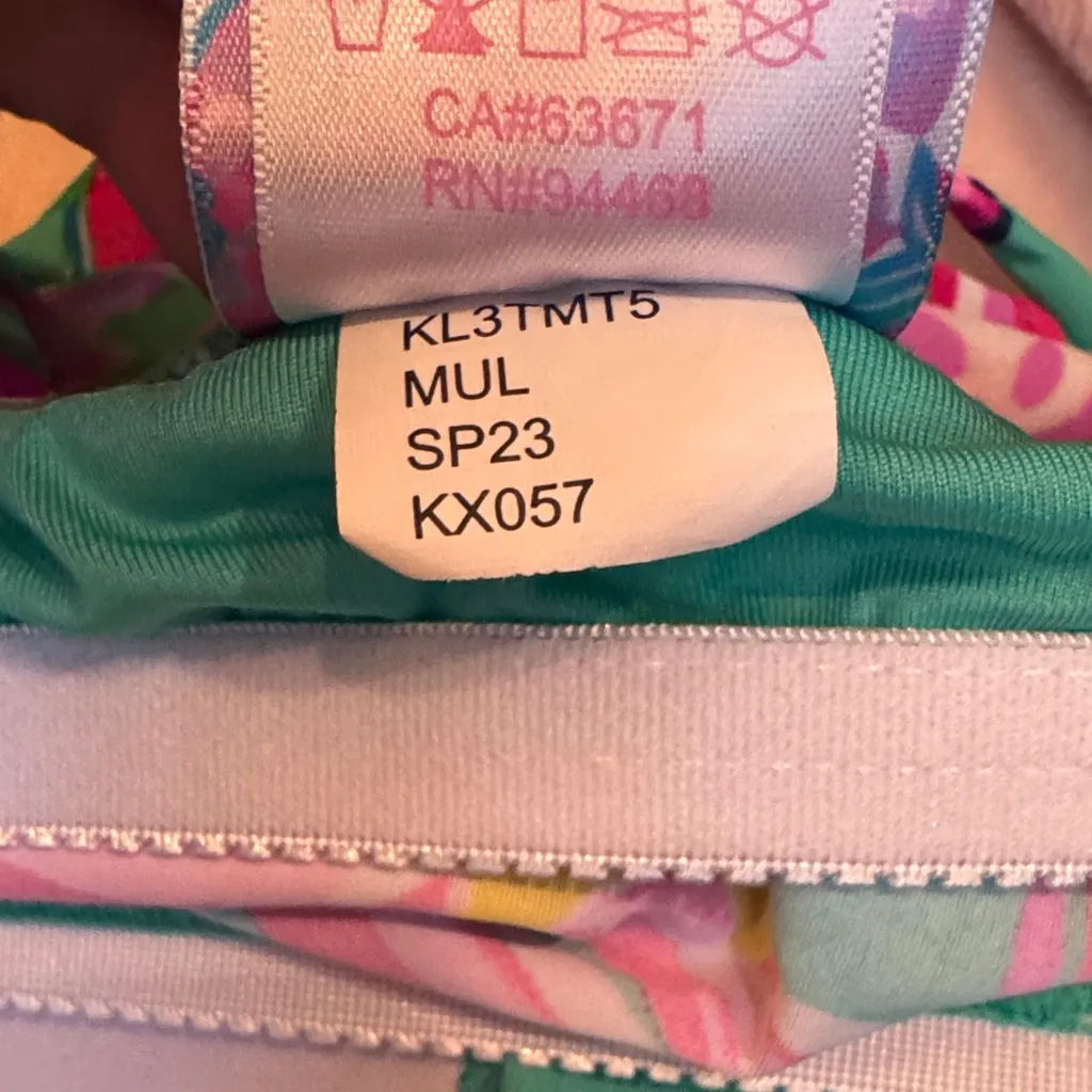 Stella Parker Island Time Tankini Bathing Suit 2 Piece Swimsuit Set Quick Dry Pink Size M - Image 8