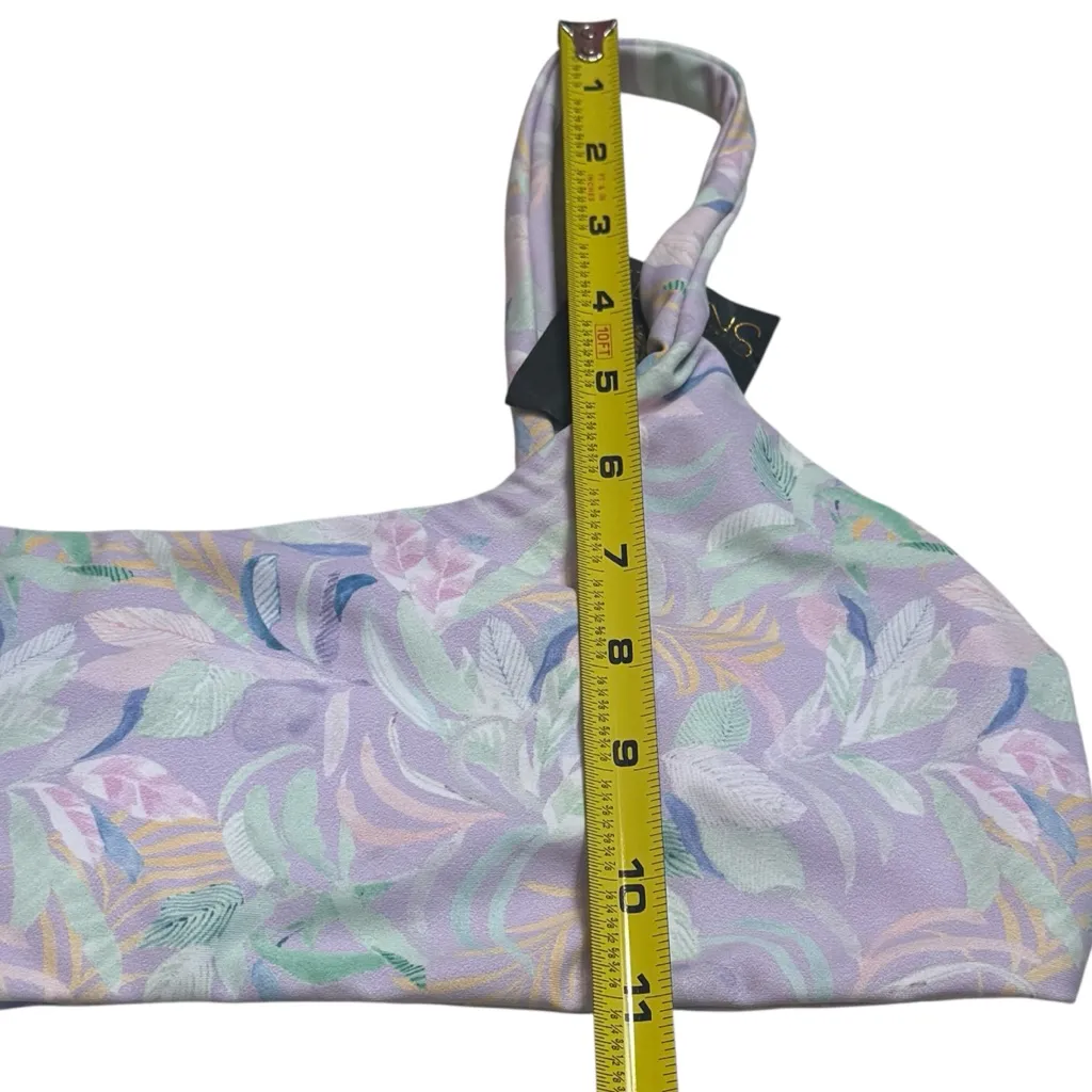 NEW Skatie Pastel Marble Watercolor Bikini Resort Vacation Beach Top XL Bottom L - Image 9