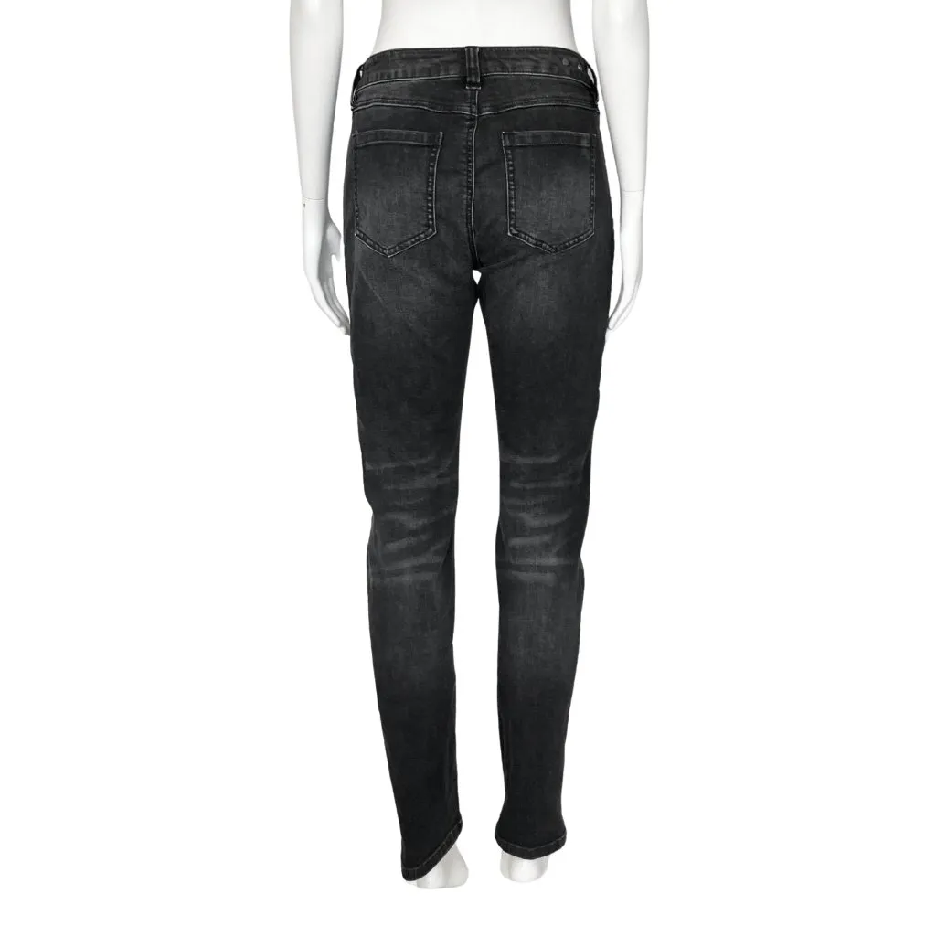 Cabi Black High Straight Leg Smolder Jeans Style 3650. Size 4. Classic Mom EUC - Image 7