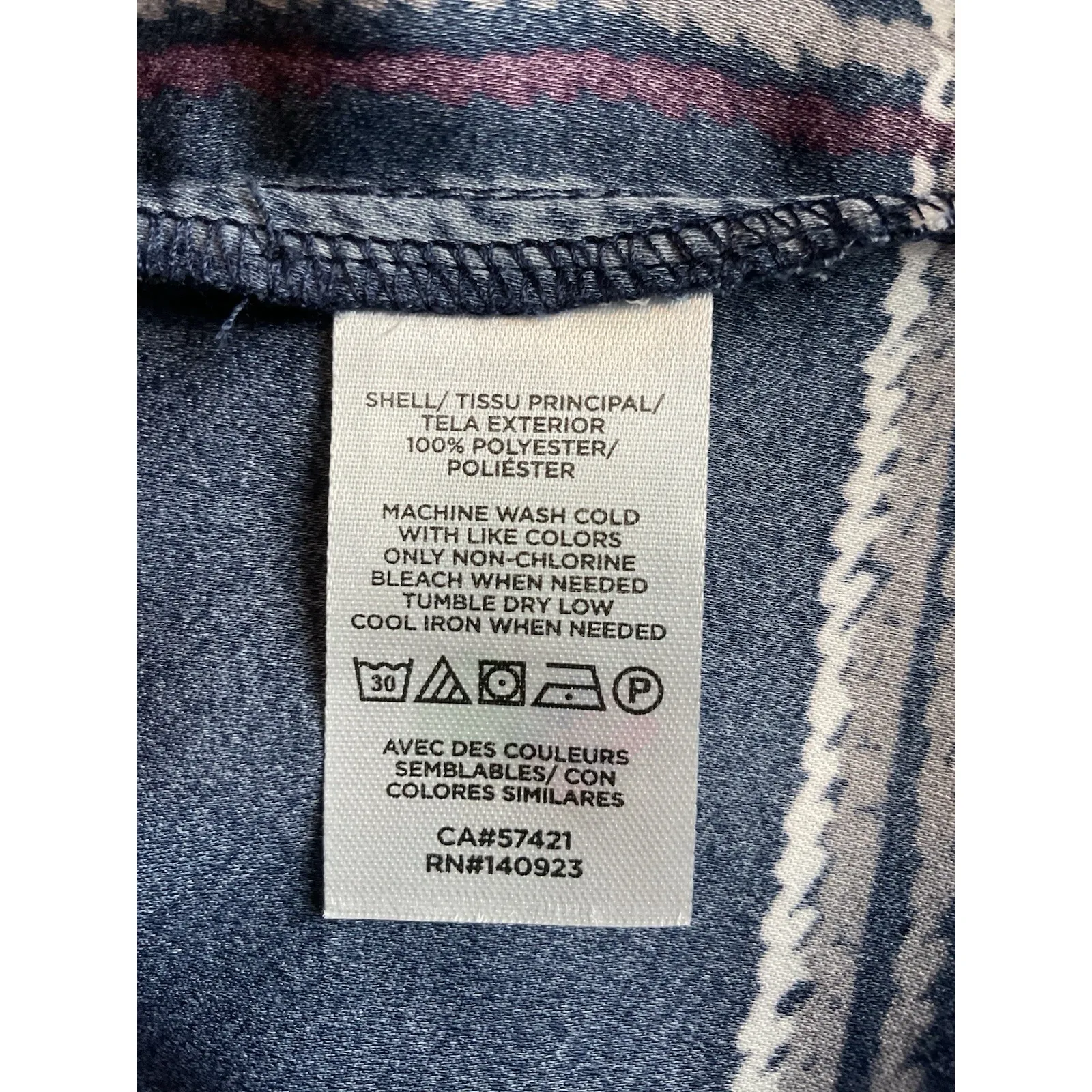 Loft Outlet Womens Long Sleeve Dress Shirt Large‎ Petite Plaid Multicolor V-neck - Image 7