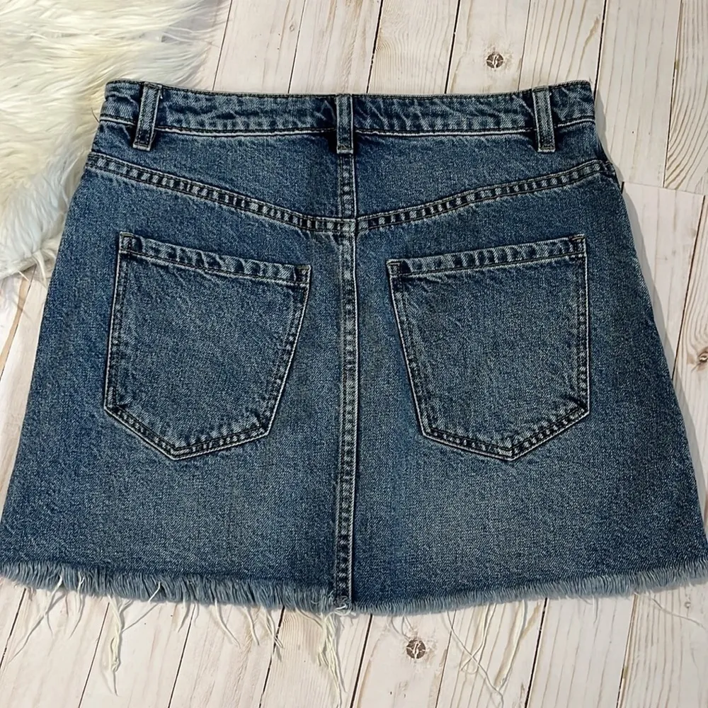 Free People We The Free Denim Skirt Size 27 - Image 5