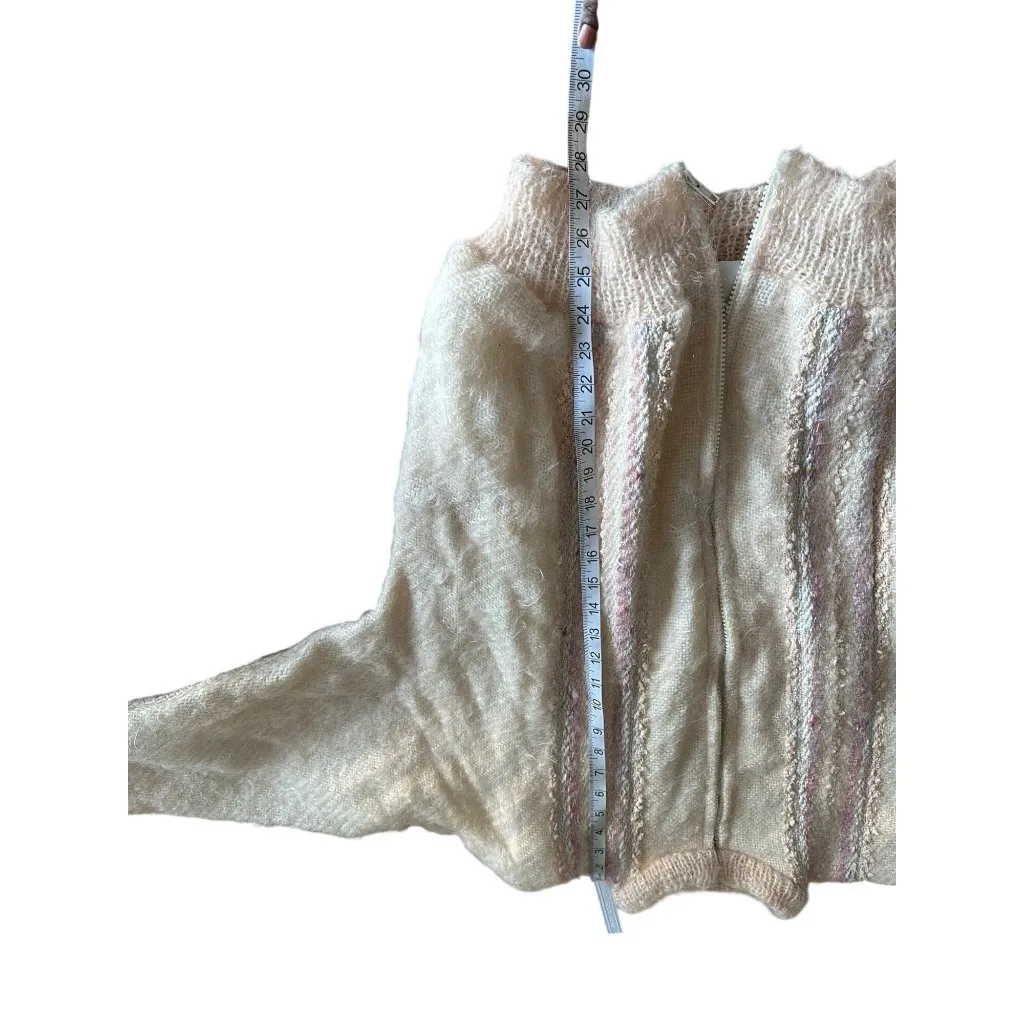 Vintage 80s Mohair Blend Zip - Image 7