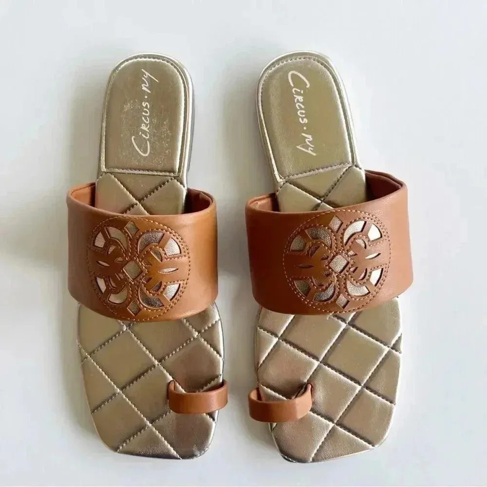 Sam Edelman Circus NY Astrid Slide Sandal Saddle Size 8.5 Never Worn! - Image 2