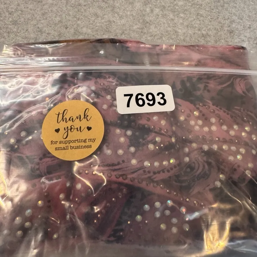 Vinage Y2K Jostar Dress Womens Large Pink Sequined Feather Cowgirl Line Dance - Image 14