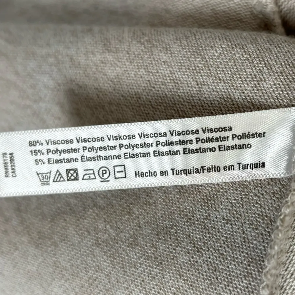 Anthropologie Saturday Sunday Cloud Fleece Faux Wrap Sweater Dress NWT Large - Image 5