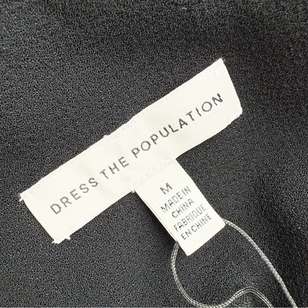 Dress The Population Alicia Dress Black Sz M NWT - Image 12