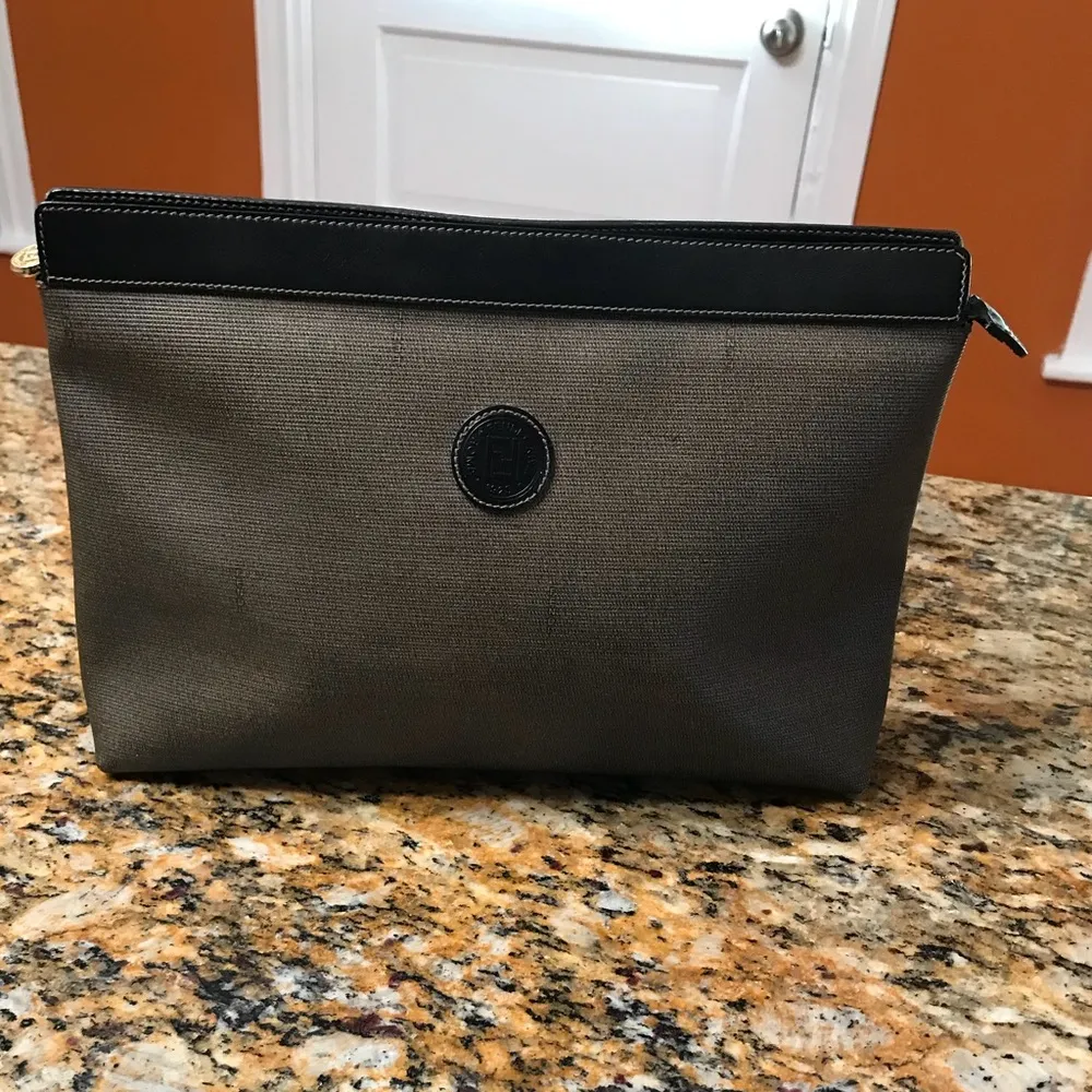 Fendi Vintage Large Clutch Purse - Image 2