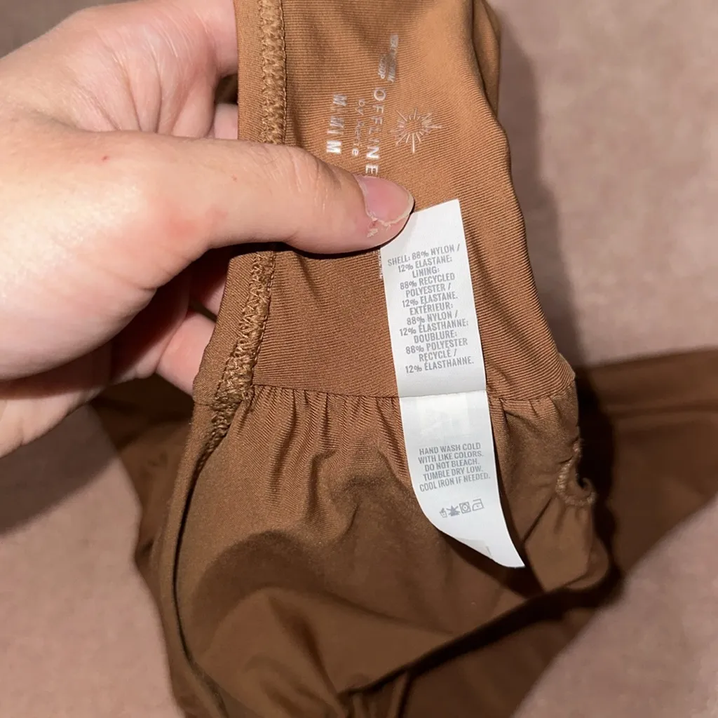 Aerie Real Me Swim Scoop Top Cheeky Scrunch Bottoms - Image 4