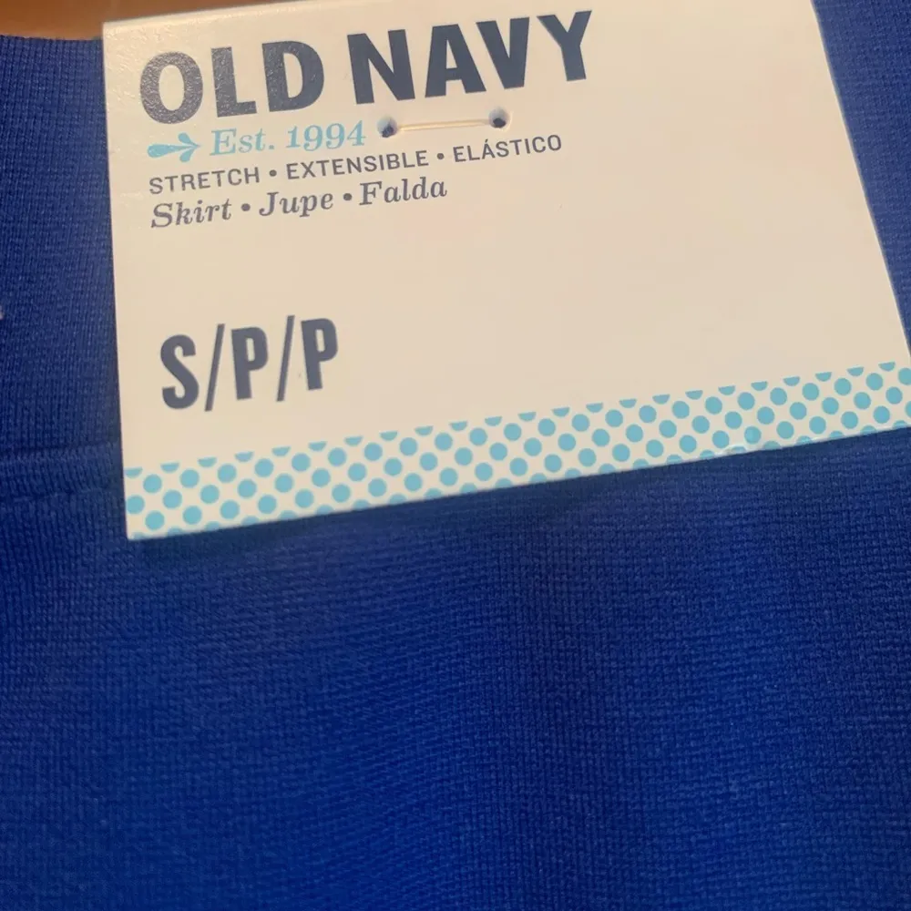 Old Navy Blue Flared Skater Mini Skirt Size SP NWT - Image 6