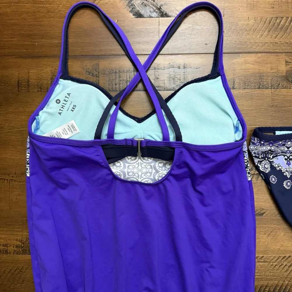 Athleta Women's XXS/XS Tankini Swimsuit 2 Piece Set - Image 7