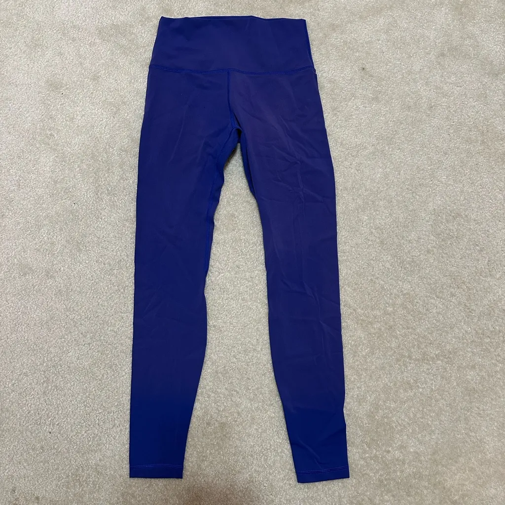 HeyNuts Yoga Pro Leggings 28” Sapphire Blue Medium - Image 4