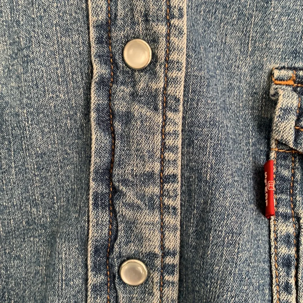 Levi's LEVI’S EMBROIDERED JACKET Sz:L - Image 7