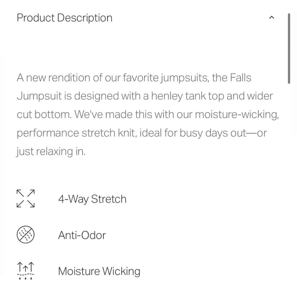 NWT Vuori Falls Jumpsuit in a Rosemary Heather Size S - Image 3