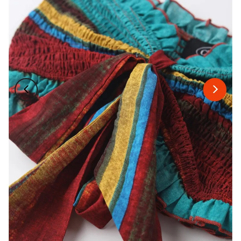 Wild West Boho Set In Stripe Blue - Image 6