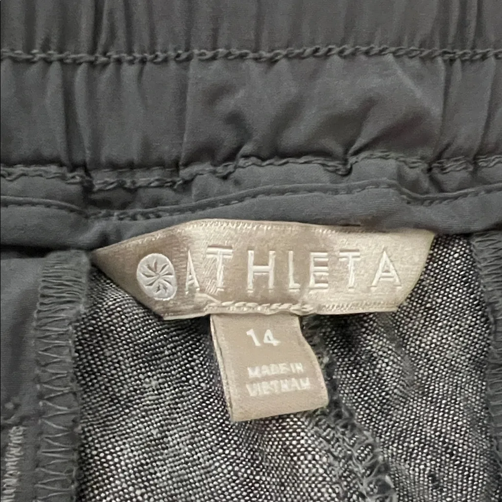 Athleta Women's Bali Linen Ankle Pant Size 14 - Image 10