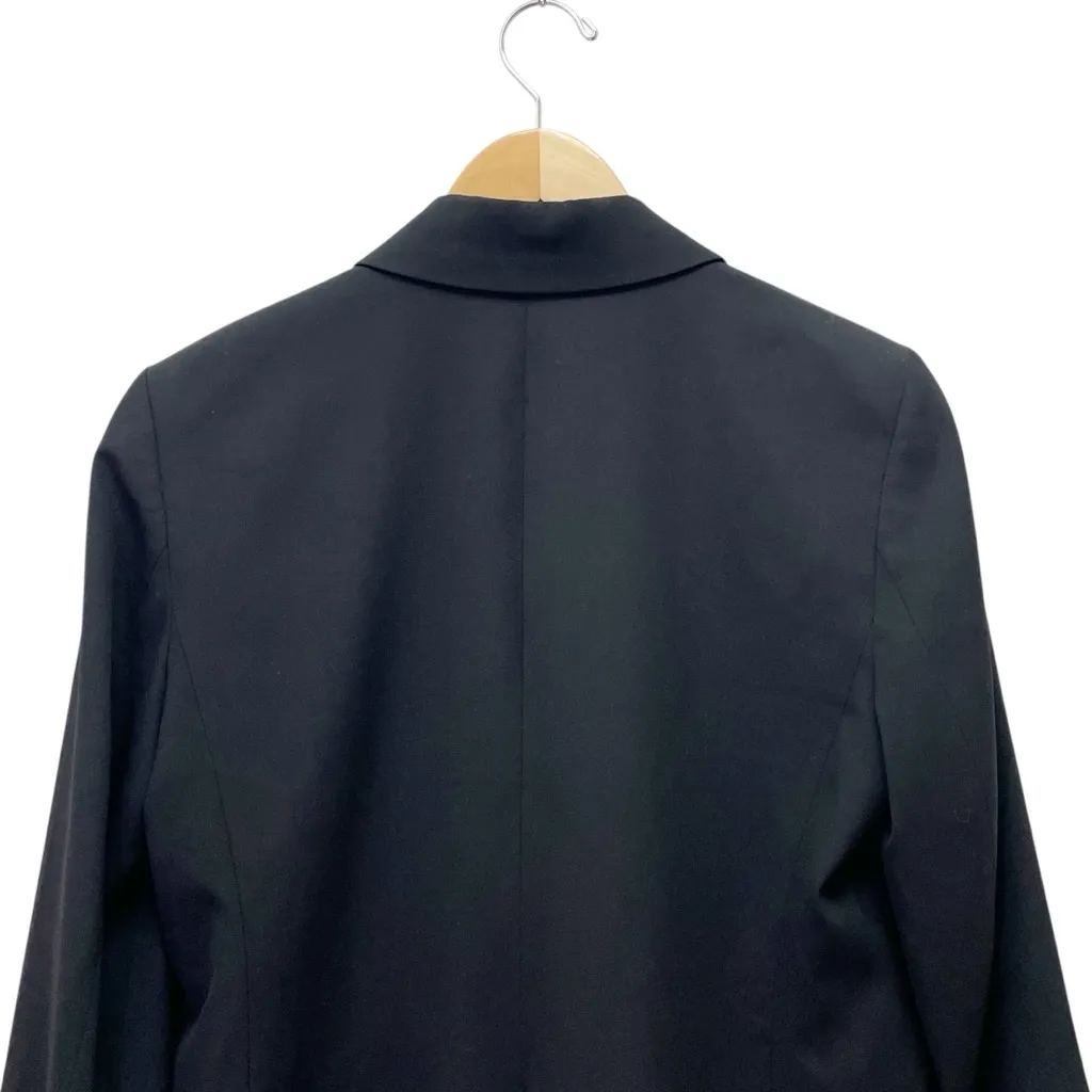 Everlane Womens Black 100% Wool One Button Blazer Size 10 Fully Lined Jacket - Image 6