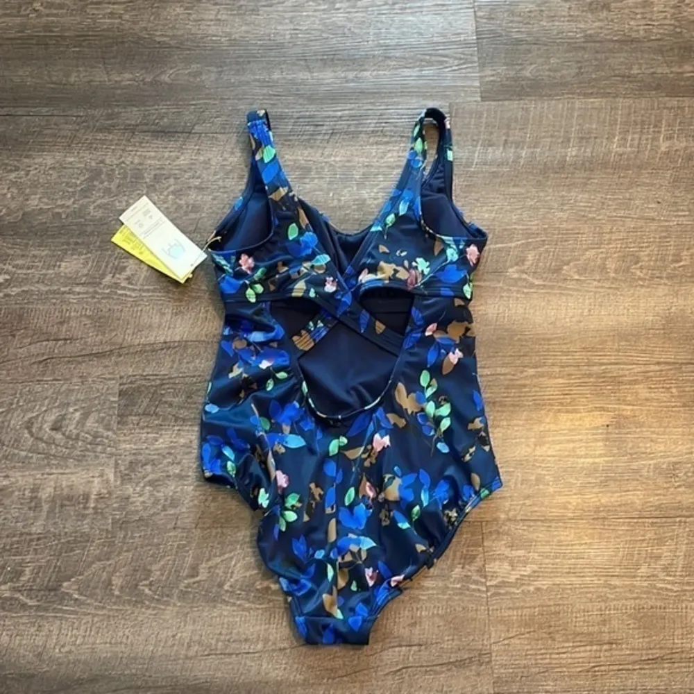 All in Motion blue floral one piece - Image 2