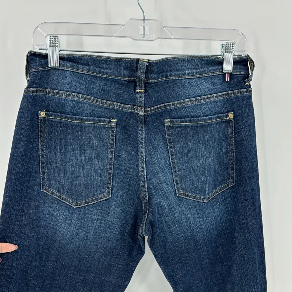 Tommy Hilfiger Goshen Boyfriend Boot Cut Womens Mid Rise Jeans cropped - Image 7