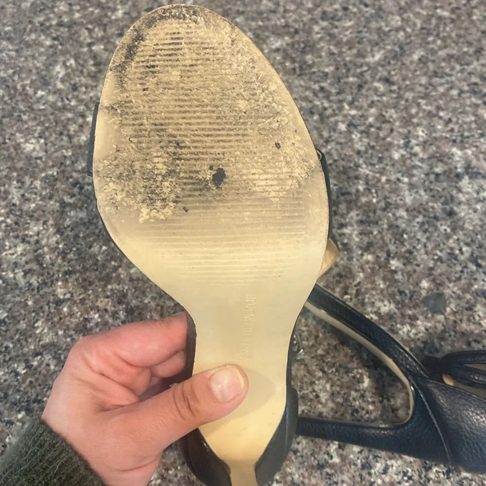 Saks Fifth Avenue Black Stiletto Heels - Image 7