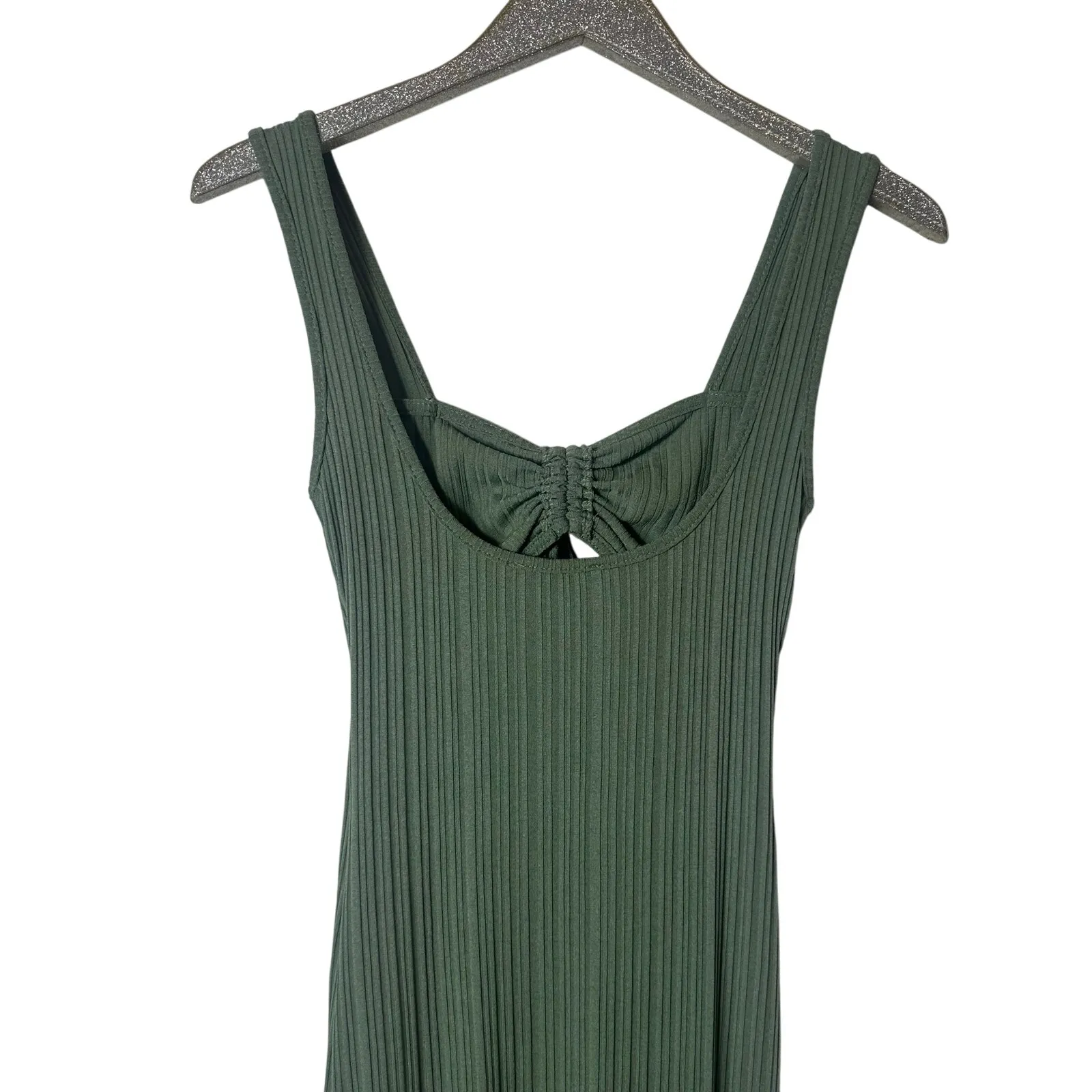 Beige Botany Sage Green Maxi Dress - Image 2