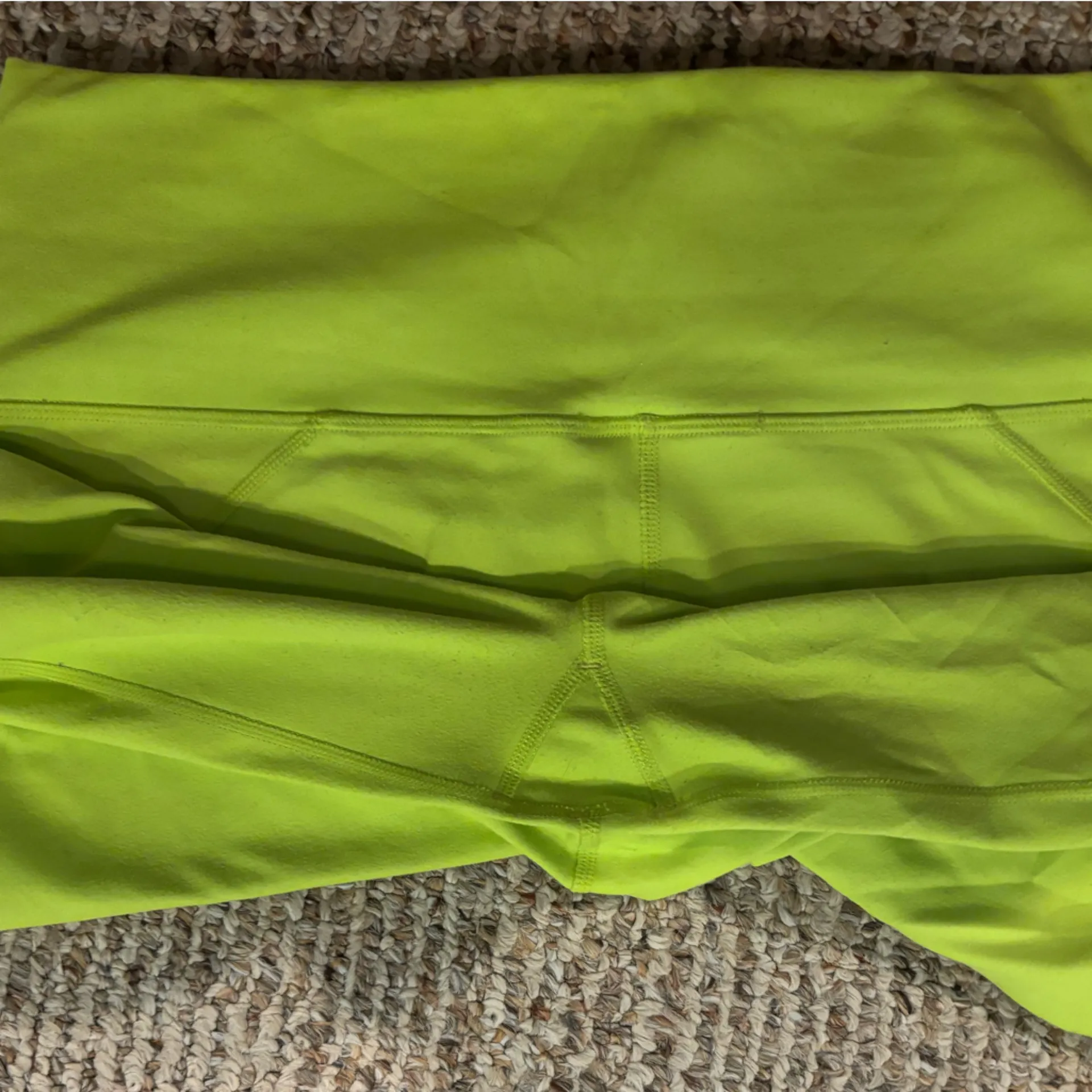 Fabletics Bright Neon Yellow Power Hold High-Waisted Leggings - Image 6